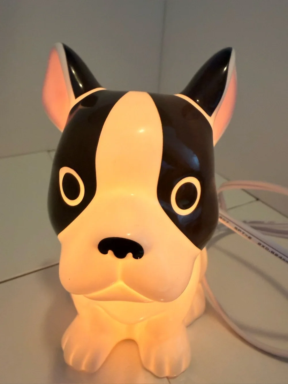 Ceramic French Bulldog Night Light